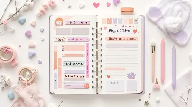 手账贴纸手作